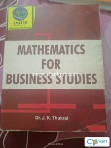 Mathematics for business studies