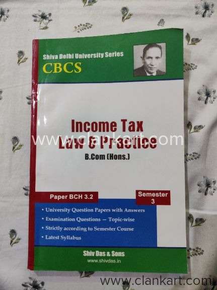 BCom H Income tax law and practice Shiv Das