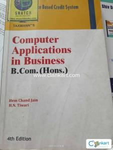 Computer applications in business for DU students