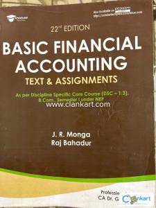 BCom accountancy book for semester 1