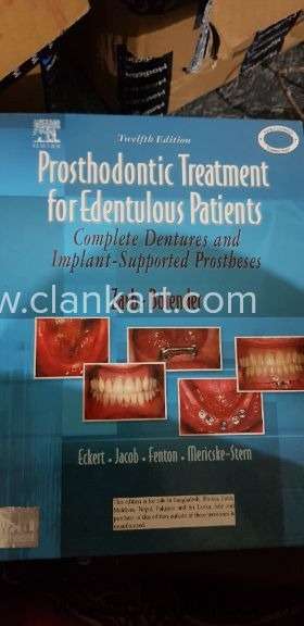 BDS books  (Prosthodontics, pedodontics, community dentistry, )