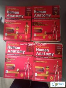 BD CHAURASIAS (Human Anotomy)volume 1,2,3,4