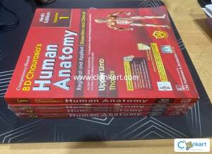 BD CHAURASIYAS HUMAN ANATOMY TEXTBOOKS (BPT AND AHS)  FOUR VOLUMES
