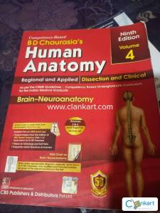 BD Chaurasai's Human Anatomy Volume 4 ( 9 th edition)