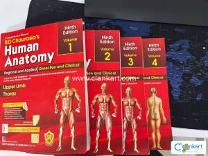BD Chaurasia's Human Anatomy Vol 1,2,3,4 9th Edition