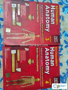 BD Chaurasia's Human Antomy volume 3 and 4