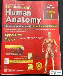 BD Chaurasia Anatomy Upper Limb and Thorax, MBBS first year