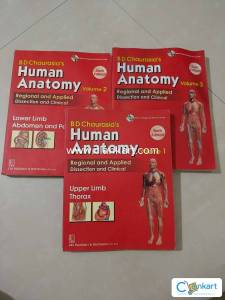 BD Chaurasia Human Anatomy Volume 1,2,3