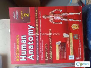 BD chairasia's human anatomy MBBS second year