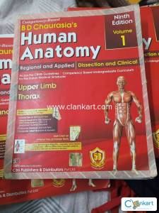 BD chaurasia's human anatomy all part 9 edition