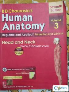 BD chaurasia's human anatomy book