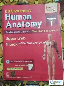 BD chaurasia's human anatomy part 1 volume