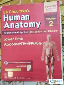BD chaurasia's human anatomy book  volume 2