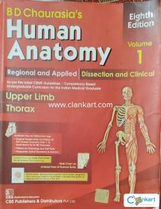 BD chaurasia human anatomy volume 1 8th edition