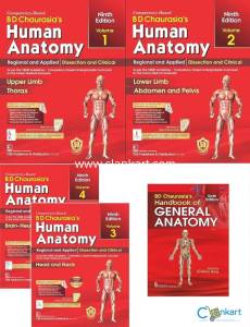 BD chaurasias Human Anatomy Book(1,2,3&4 volumes)