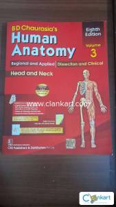 BD chourasia's human anatomy volume 3 and 4 edition 8