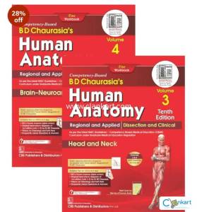 BD churasaria Anatomy book head and neck vol 3&4