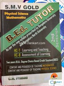 B.Ed Tutor 2nd Semester