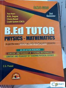 B.Ed tutor Physics Mathematics 3rd Semester