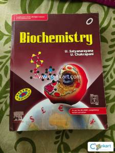 BIOCHEMISTRY book (u.Satyanarayana) for mbbs 1st year