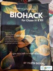 BIOHACK FOR CLASS XI & XII NEET