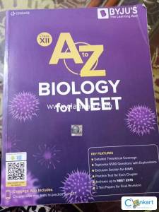 BIOLOGY BOOK FOR NEET BY BYJU'S  FOR CLASS 12th