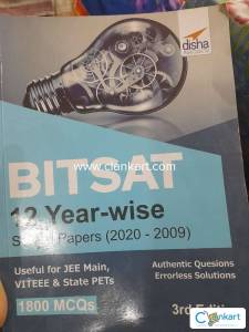 BITSAT 12 Year-wise Solved Papers (2020-2009)