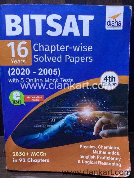 BITSAT 16 YEARS CHAPTER-WISE SOLVED PAPERS