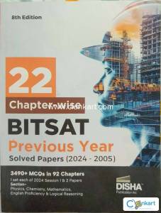 BITSAT Previous Year Solved Papers Chapter-Topicwise