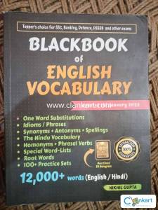 BLACK BOOK OF ENGLISH VOCABULARY