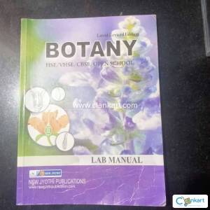 BOTANY LAB MANUAL for HSE/VHSE/CBSE/OPEN SCHOOL