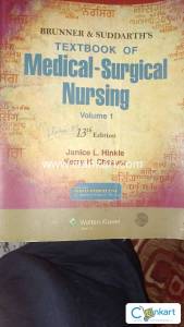 BRUNNER &SUDDARTH'S Medical Surgical Nursing Vol 1