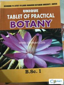B.Sc. I. Tablet of practical botany (MDU)