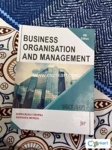 BUSINESS ORGANISATION AND MANAGEMENT
