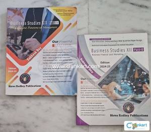 BUSINESS STUDIES (SET OF 2) PART A,B SUBHASH DEY CLASS XII 2024-25