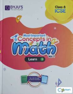 BYJU'S Math ICSE Class - 6 Vol-1 & 2