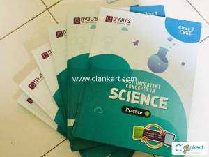 BYJU's science + maths books for class 9 with free practise book