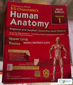 B D CHAURASIAs HUMAN ANATOMY 9 th EDITION