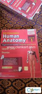 B d Chaurasia's human anatomy volume 1,2,3