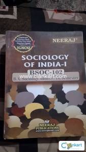 IGNOU B.A HONS. BSOC-102