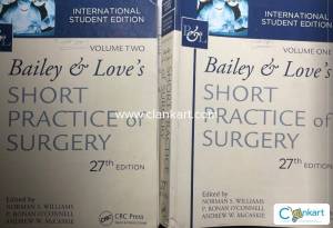 Bailey & love surgery 27 Edition vol.1&2