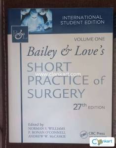 [MBBS] 27th edition Bailey and Love Surgery 2 Books vol 1 and 2