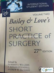 Bailey and love - MBBS GEN. Surgery textbook Volume II