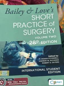 Bailey and loves short practice of surgery 28th edition