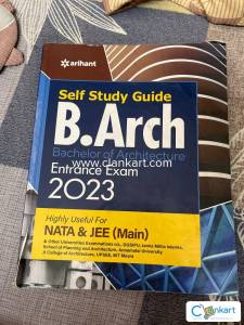Barch entrance exam book arihant