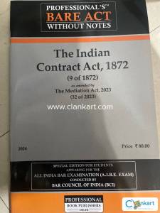 Bare Act- Indian contract Act