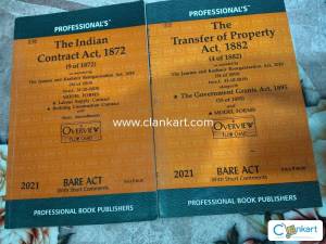 Bare act, the transfer of property act 1882, The Indian contract act