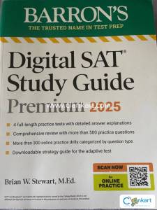 Barrons Digital SAT study guide 2025
