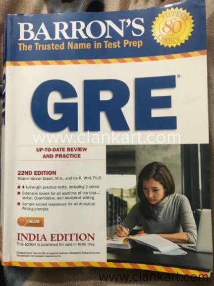 Barrons GRE Practice book