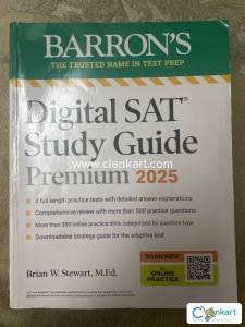 Barrons book for SAT 2025 edition